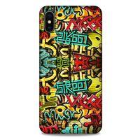 Graffitix (26) Desenli Silikon Kapak Apple iPhone XS Max Kılıf