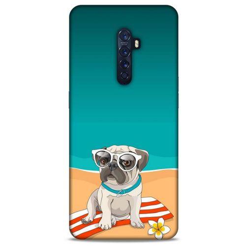 Animax Pug Plajda Oppo Reno 2 Kılıf Desenli Silikon