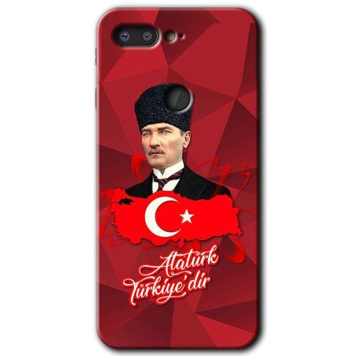 Potkal Hediye Fabrikası General Mobile GM 9 Pro Kılıf HD Desen Baskılı Arka Kapak - Atatürkiye