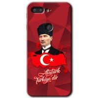 Potkal Hediye Fabrikası General Mobile GM 9 Pro Kılıf HD Desen Baskılı Arka Kapak - Atatürkiye