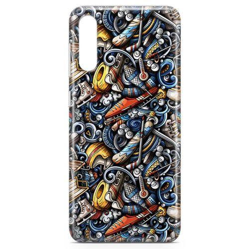 Samsung Galaxy A50s Kılıf Kayak Malzemeleri Arka Kapak Koruma Desenli Full Koruyucu