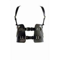 Siyah Kadın Kemer Geniş Korse Tarzı Zincir Detaylı - Brf1300