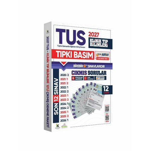 2027 TUS Klinik Tıp Bilimleri ÖSYM Çıkmış Soru Tıpkı Basım Son 7 Yıl 12li Deneme Kitapçığı