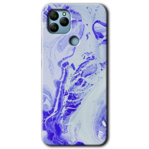 GM 22 Plus Kılıf HD Desen Baskılı Arka Kapak - Cranny Liquid Wall + Kırılmaz Cam