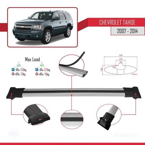 Chevrolet Tahoe 2007-2014 Arası ile uyumlu FLY Model Ara Atkı Tavan Barı GRİ