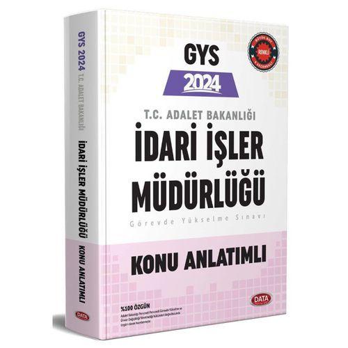 2024 Adalet Bakanlığı İdari İşler Müdürlüğü GYS Konu Anlatımlı Data Yayınları