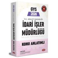 2024 Adalet Bakanlığı İdari İşler Müdürlüğü GYS Konu Anlatımlı Data Yayınları