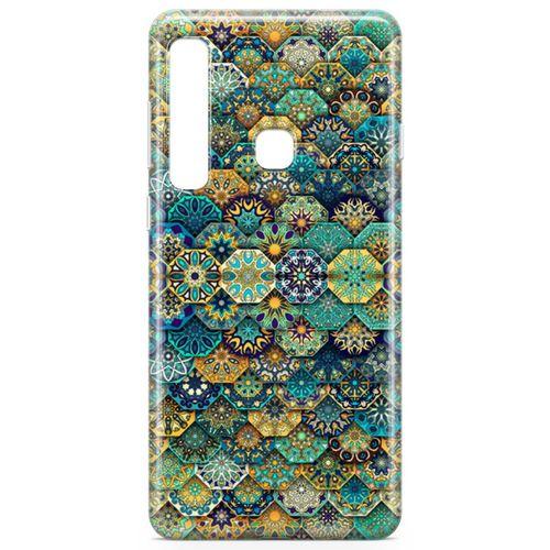 Samsung Galaxy A9 2018 Kılıf Sekizgen Motifler Arka Kapak Koruma Desenli Full Koruyucu
