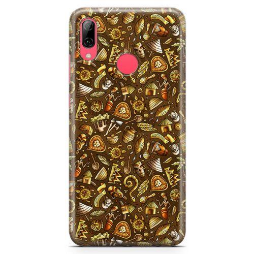 Huawei Y7 Prime 2019 Kılıf Maskeli Balo Doodle Arka Kapak Koruma Desenli Full Koruyucu