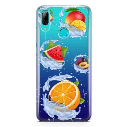 Huawei P Smart 2019 Kılıf Meyve Suları Arka Kapak Koruma Desenli Full Koruyucu
