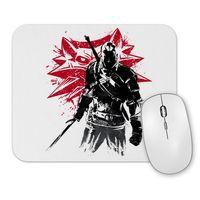 The Witcher  Wolf Silhouette Mouse Pad