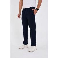 Erkek Üç İplik Basic Eşofman Boru Paça İpli Pantolon - Lacivert