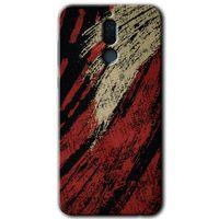 Huawei Mate 10 Lite Kılıf Baskılı Kapak - Kumaş Deseni 6 + 5D Tam Kaplayan Cam