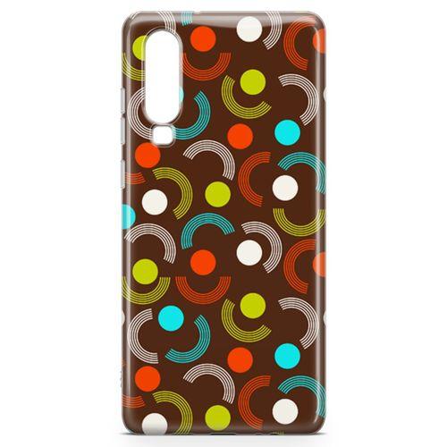 Huawei P30 Kılıf Postmodern Zarafet Arka Kapak Koruma Desenli Full Koruyucu