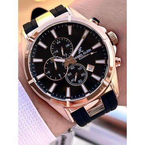 Daniel Klein Silikon Kordon İtalyan Tasarım Bileklik Hediyeli 2Yıl Garantili Erkek Kol Saati 10691.4