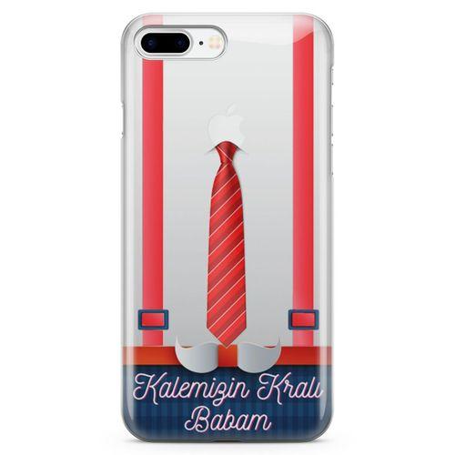 Apple iPhone 7 Plus Kılıf Babalar Günü Hediyesi Arka Kapak Koruma Desenli Full Koruyucu