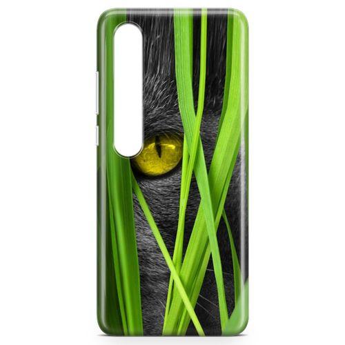 Xiaomi Mi 10 Kılıf Kedi Gözü Arka Kapak Koruma Desenli Full Koruyucu