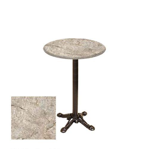 Dockers Bistro Döküm Ayak Çipa Masa -  (Werzalit, Wermodin ve Allzalit Tabla 70 cm çap) - Scala Marble