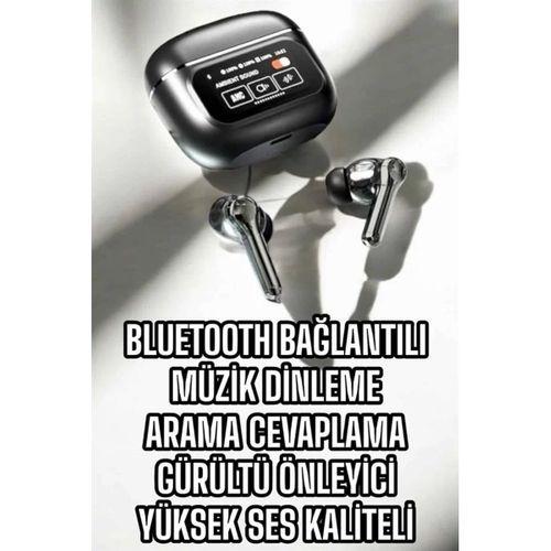 Bluetooth Kulaklık Kablosuz Ekranlı Anc/enc Destekli Dokunmatik