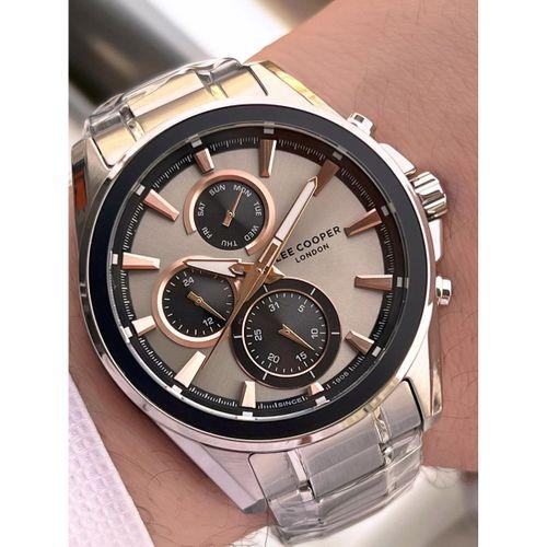 Lee Cooper Premium Nişan Ve Damatlara Özel 2 Yıl Garantili 5 Atm Erkek Kol Saati+Bileklik E08249.360