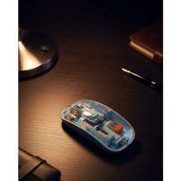 800 1600 Dpı Ayarlanabilir Mavi Kablosuz Mouse Pilli