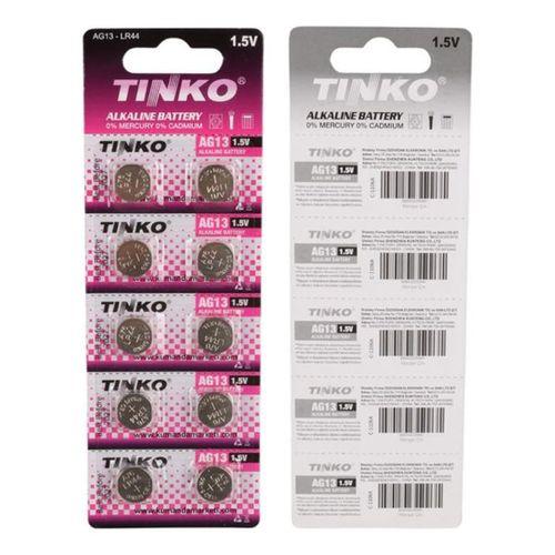 Tinko C-1106A AG13 LR44 A76 1.5 Volt Alkalin Düğme Pil (10'lu Paket)