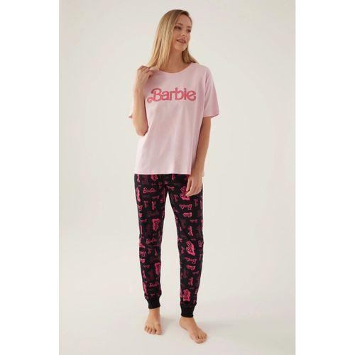 Barbie L1704-s Kadın Kısa Kol Pijama Takımı
