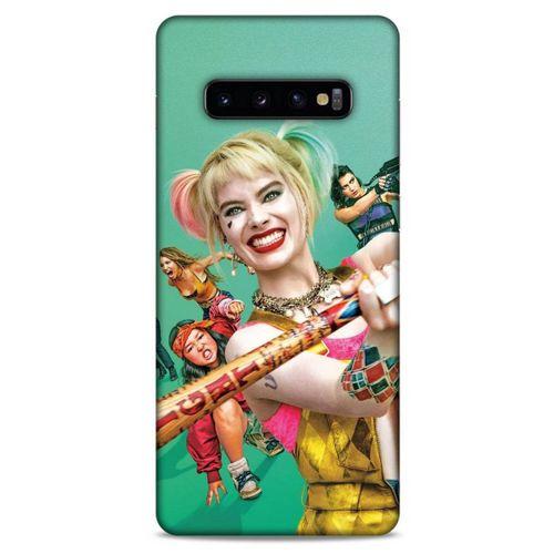 Samsung Galaxy S10 Plus Uyumlu Kılıf Harley Quinn (33) Hybrid Kılıf Lavanta grisi