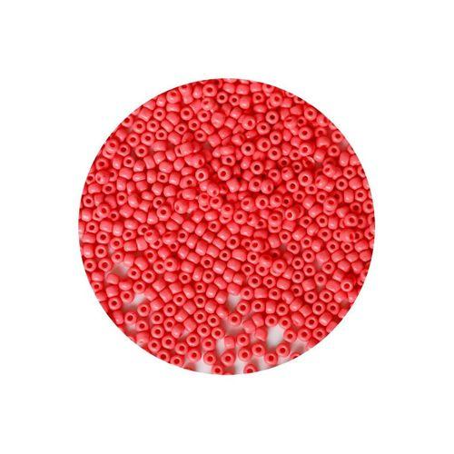 Karpuz Pembesi Renk 4 mm Yaklaşık 1100 adet / 100 gram Cam Boncuk Oya Yazma Bileklik ve Kolye