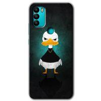 General Mobile GM 21 Plus Kılıf HD Desen Baskılı Arka Kapak + Temperli Cam - Angry Duck