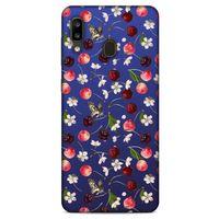 Frutix Kiraz 02 Samsung Galaxy A20 Kılıf Desenli Silikon