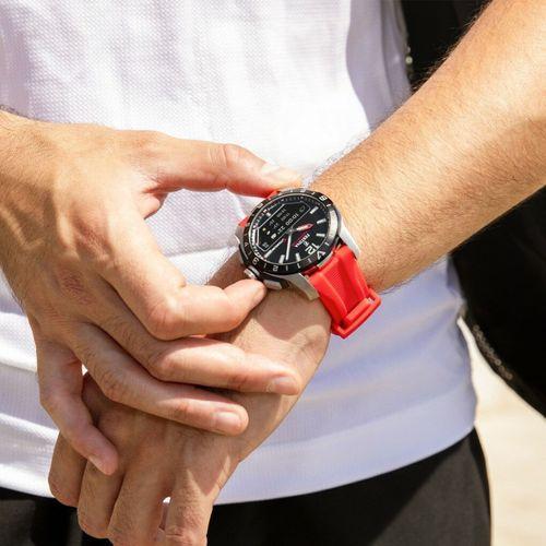 Festina F23000/C Connected Quartz Analog/Dijital Silikon Kırmızı Safir Cam 44 mm Erkek Kol Saati