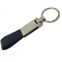 Siyah Deri Metal Anahtarlık