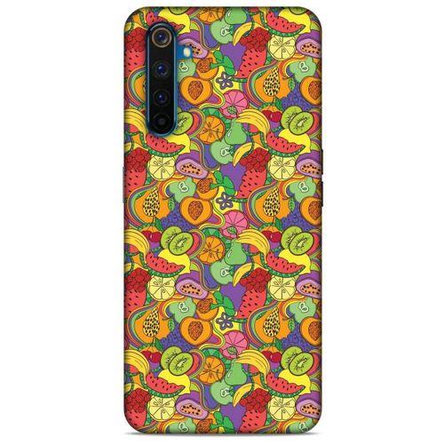 Frutix Meyve Mix 08 Oppo Realme 6 Kılıf Desenli Silikon