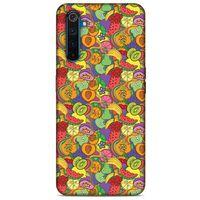 Frutix Meyve Mix 08 Oppo Realme 6 Kılıf Desenli Silikon