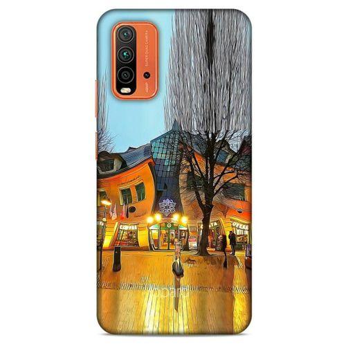 Lopard Xiaomi Redmi Note 9 4g Uyumlu Kılıf Dünya Mimarisi (33) Hybrid Kılıf