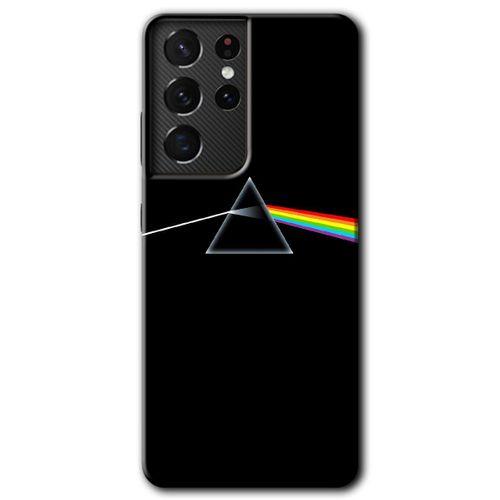 Samsung Galaxy S21 Ultra HD Baskılı Kılıf + 9D Tam Ekran Koruyucu - Dark Side