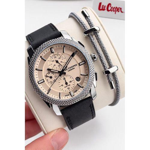 Lee Cooper Deri Kordon İç Fonksiyonları Aktif 5 Atm Suya Dayanıklı Erkek Kol Saati ELC.08331.331
