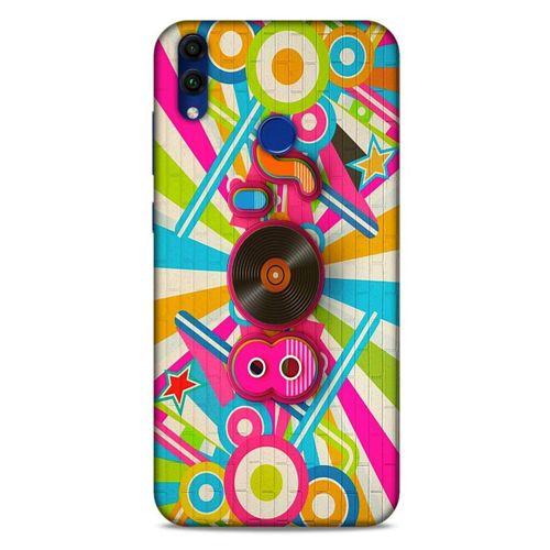 Retro (46) Desen Core Armor Kılıf Renkli Huawei Honor 8C Kılıf