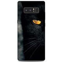 Lopard Samsung Galaxy Note 8 Uyumlu Kılıf Kediler (42) Rugged Armor Kılıf Siyah Kedi