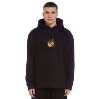 Sasuke Uchiha Curse Mark Baskılı Siyah Erkek Kapşonlu Sweatshirt