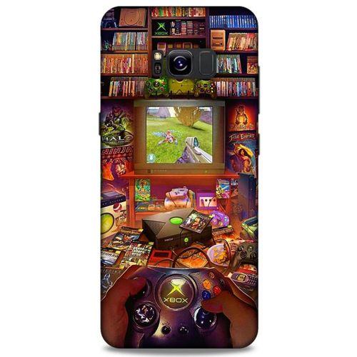 Retro (47) Desen Crystal Flex Kılıf Renkli Samsung Galaxy S8 Plus Kılıf