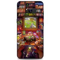 Retro (47) Desen Crystal Flex Kılıf Renkli Samsung Galaxy S8 Plus Kılıf