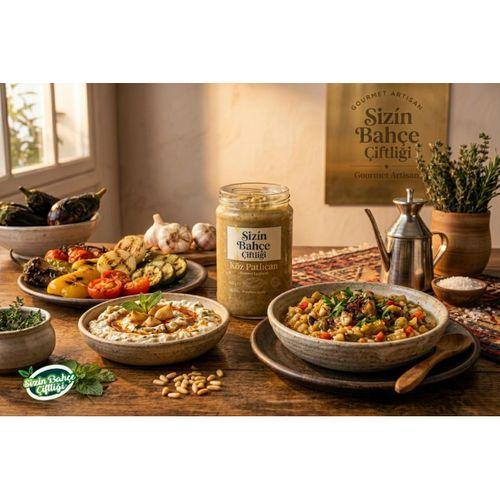 Sizin Bahçe Çiftliği Közlenmiş Patlıcan 400 Gr.