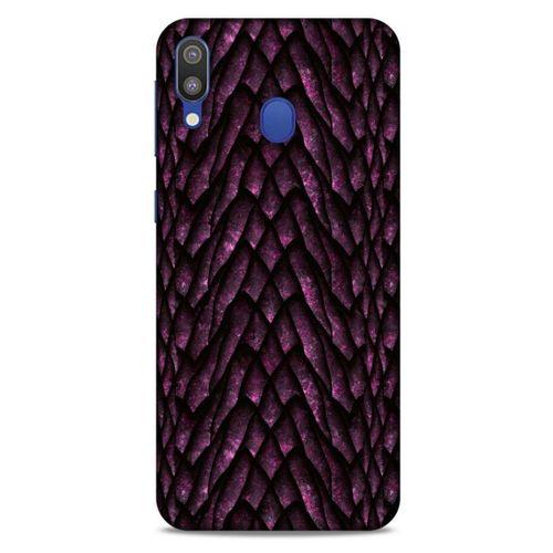 Samsung Galaxy M20 Kılıf Dragons (7) Telefon Kılıfı Ejderha Skin Bordo