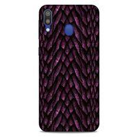 Samsung Galaxy M20 Kılıf Dragons (7) Telefon Kılıfı Ejderha Skin Bordo