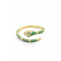 Zirkon Yılan Bilezik - Yeşil