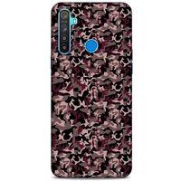 Kamuflaj 25 Oppo Realme 5i Kılıf Silikon Kapak