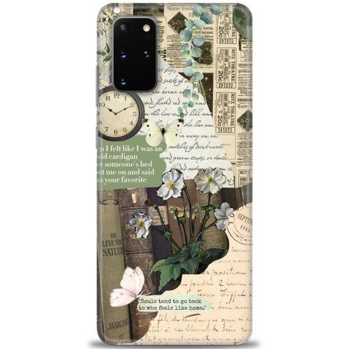 Samsung Galaxy S20 Plus Kılıf HD Baskılı Kılıf - Daisy Rose + Tam Ekran Koruyucu