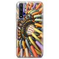 Huawei Nova 5t Kılıf Derin Mevzular Arka Kapak Koruma Desenli Full Koruyucu